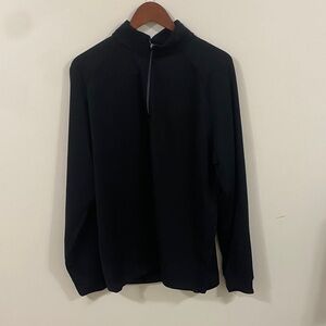 Dunning Golf El Dorado Sleek Black Quarter-Zip Pullover
